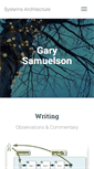 Mobile Screenshot of garysamuelson.com
